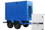 ТСС ЭД-75-Т400-2РПМ2 в погодозащитном кожухе на прицепе с АВР