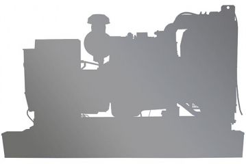 Дизельный генератор MGE P720BN в кожухе с АВР